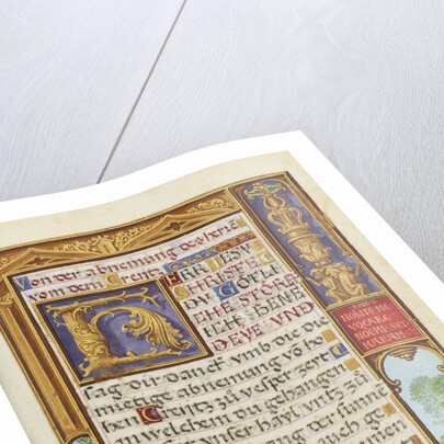 Border with Naomi Grieving the Loss of Her Family by Simon Bening