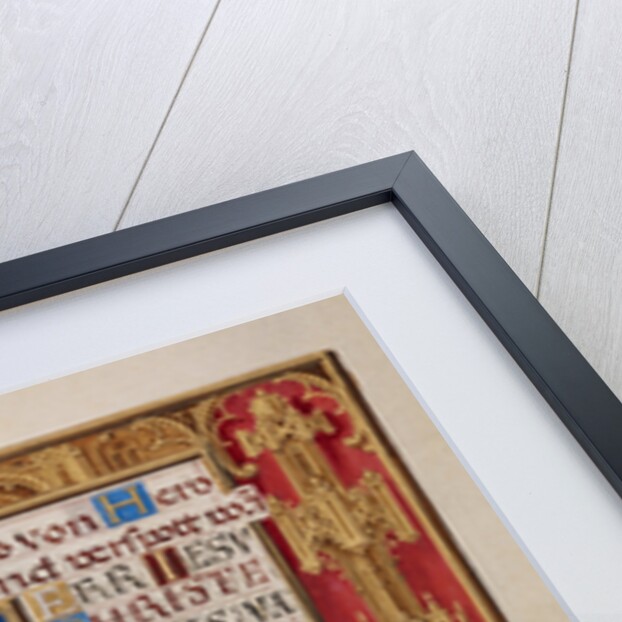 Decorated Text Page by Anonymous