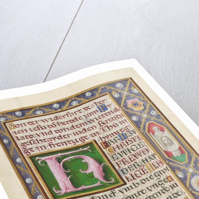 Decorated Text Page by Anonymous