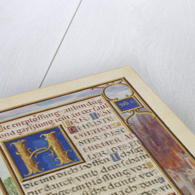 Border with Job Mocked by His Wife and Tormented by Two Devils by Simon Bening