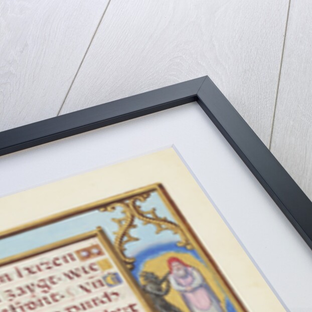 Border with Zechariah's Vision of the High Priest and the Devil by Simon Bening