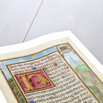 Border with Abraham and Isaac by Simon Bening