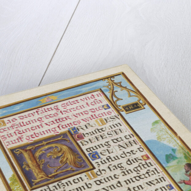 Border with David Pleading with God to End the Pestilence by Simon Bening