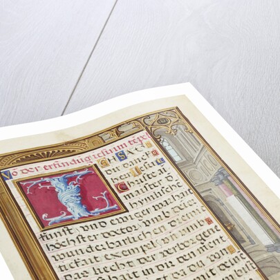 Border with Samuel Putting forward Saul as King by Simon Bening