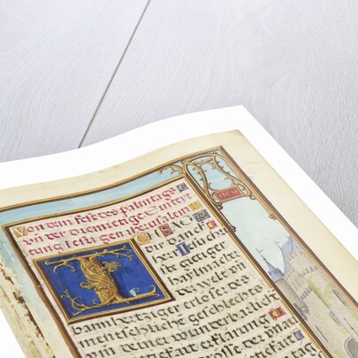 Border with David's Return with Goliath's Head by Simon Bening