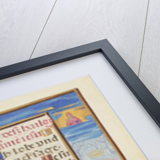 Border with the Adoration of the Name of Jesus by Simon Bening