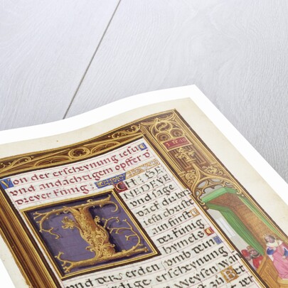 Border with the Queen of Sheba before King Soloman by Simon Bening