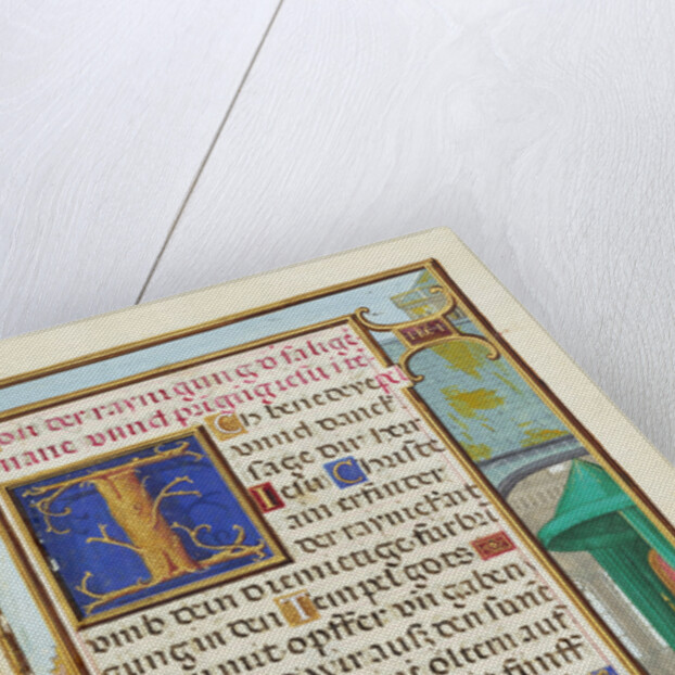 Border with Samuel Brought before Eli by Simon Bening