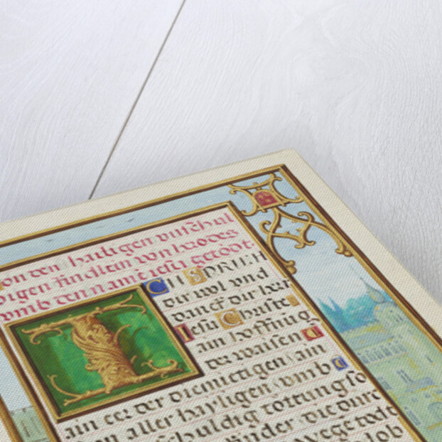 Border with Athaliah Ordering the Massacre of the King's Children by Simon Bening
