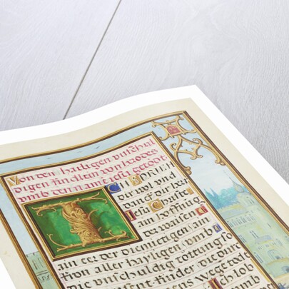 Border with Athaliah Ordering the Massacre of the King's Children by Simon Bening