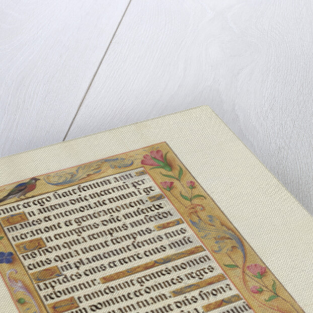 Decorated Text Page by Anonymous