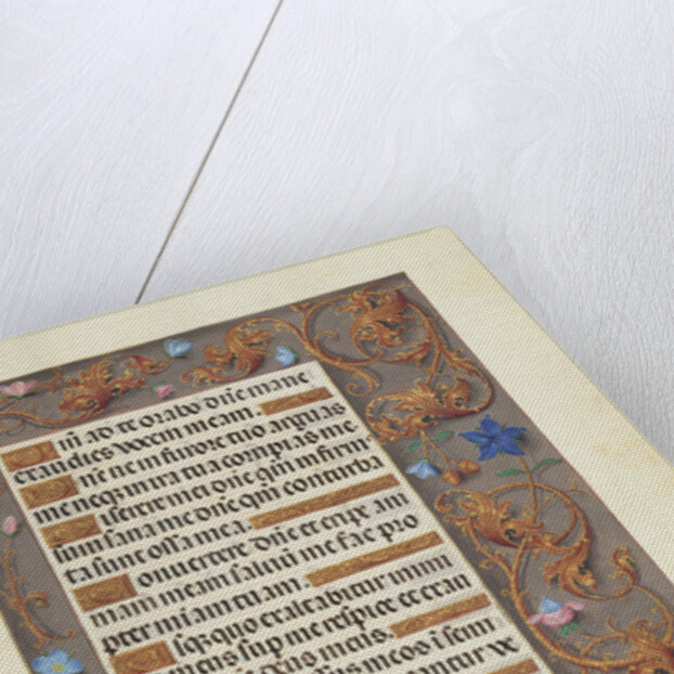 Decorated Text Page by Anonymous