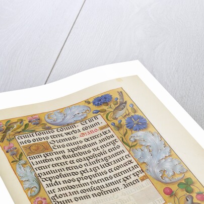 Decorated Text Page by Anonymous