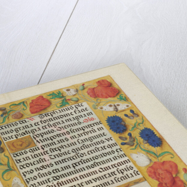 Decorated Text Page by Anonymous