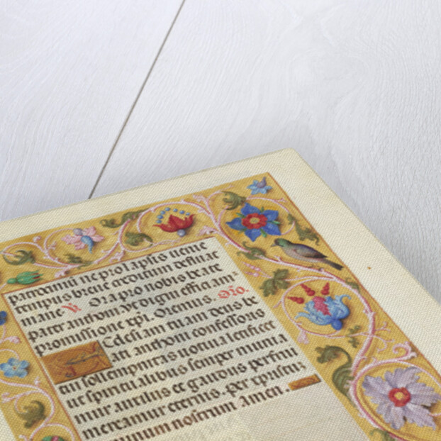 Decorated Text Page by Anonymous