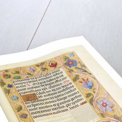 Decorated Text Page by Anonymous