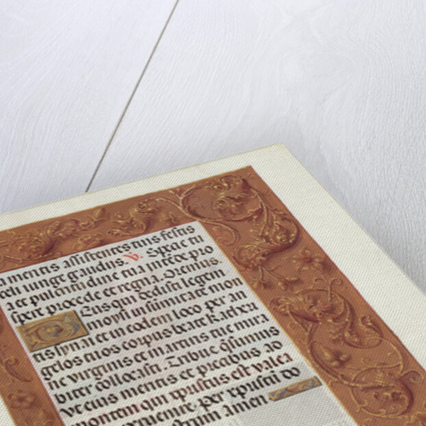 Decorated Text Page by Anonymous