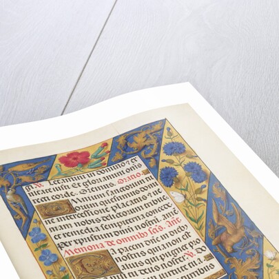 Decorated Text Page by Anonymous