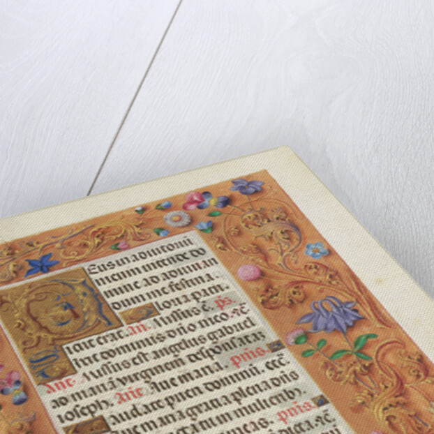 Decorated Text Page by Anonymous