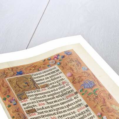 Decorated Text Page by Anonymous