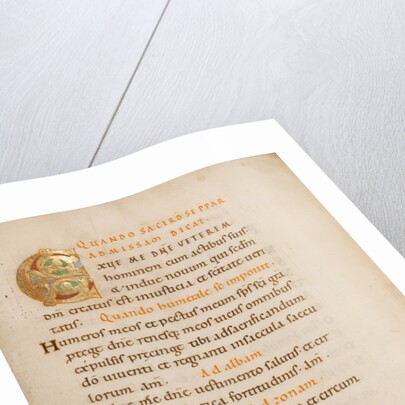 Decorated Initial E by Anonymous