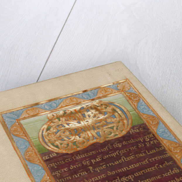 Decorated Incipit Page with Vere Dignum Monogram by Anonymous