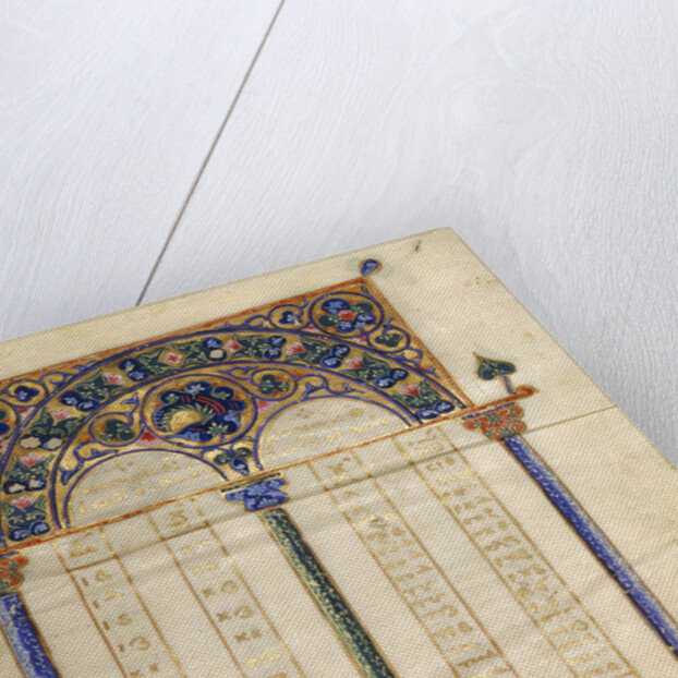 Canon Table Page by Anonymous