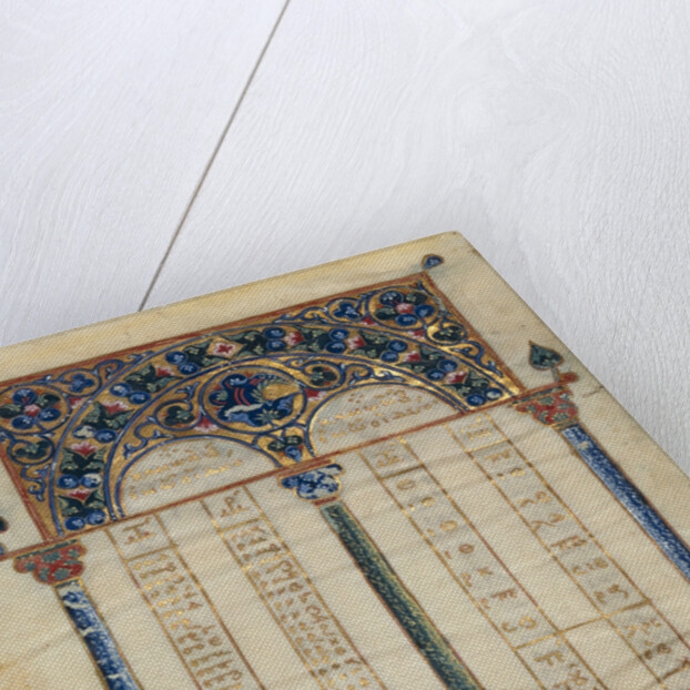 Canon Table Page by Anonymous