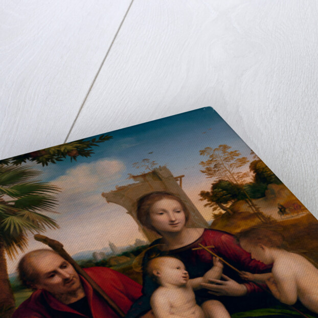 The Rest on the Flight into Egypt with St. John the Baptist by Fra Bartolommeo