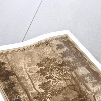 A Path Leading into a Forest Clearing by Nicolas Poussin