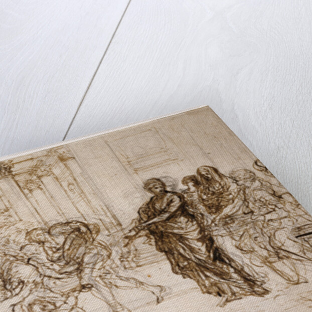 Saint Cecilia Giving Alms to the Poor by Pietro da Cortona