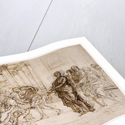 Saint Cecilia Giving Alms to the Poor by Pietro da Cortona