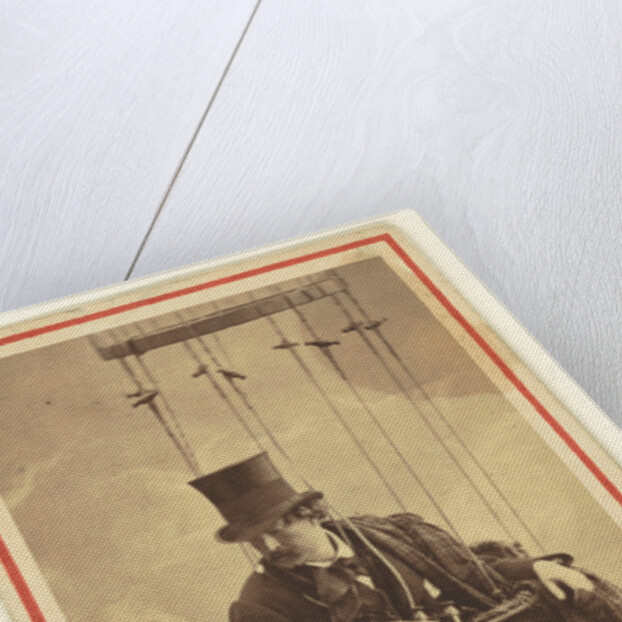 Félix Nadar in Gondola of Balloon by Nadar [Gaspard Félix Tournachon]