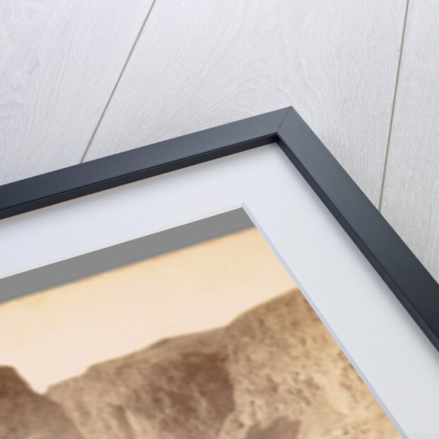 First Construction Train passing the Palisades, Ten Mile Cañon by Alfred A. Hart