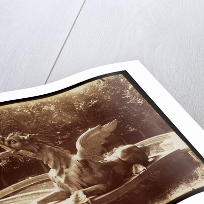 Grand Trianon, Dragon par Hardy by Eugène Atget