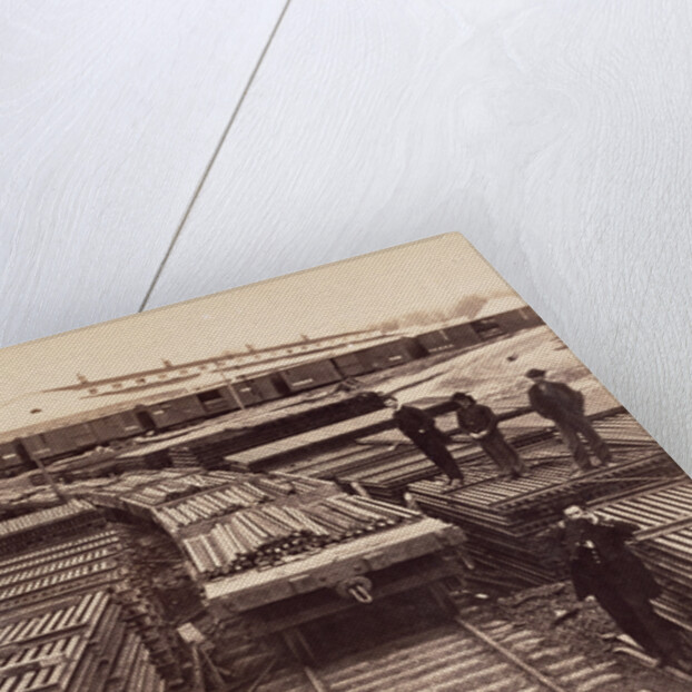 Rails of the Manassas Gap Railroad, Alexandria Va. by A.J. Russell