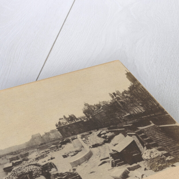 Vue prise du Pont des Saints-Pères by Charles Marville