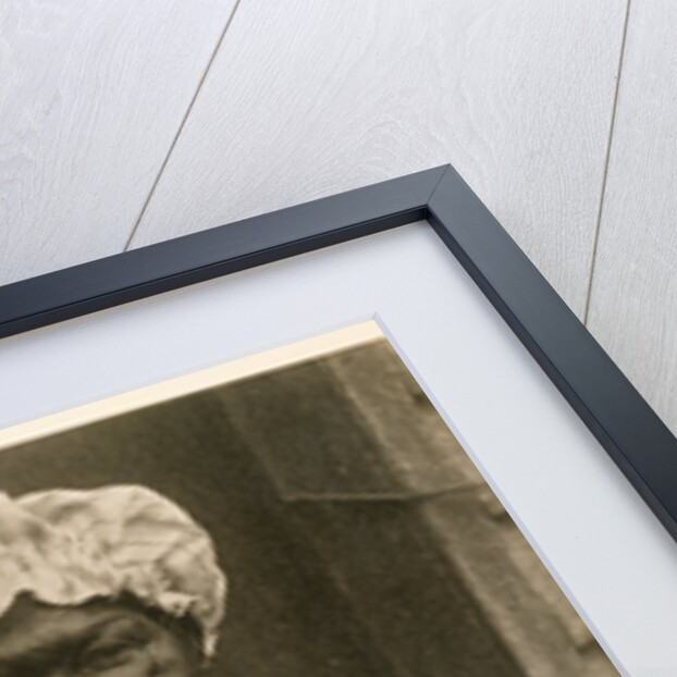 Black Woman in Cap and Gingham Dress by Doris Ulmann
