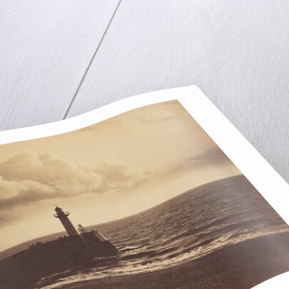 Lighthouse and Jetty, le Havre by Gustave Le Gray