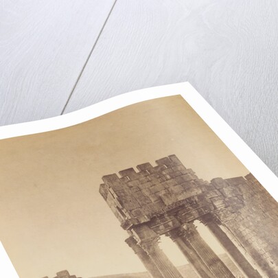 Peristyle, Temple of Bacchus, Baalbek by Gustave Le Gray