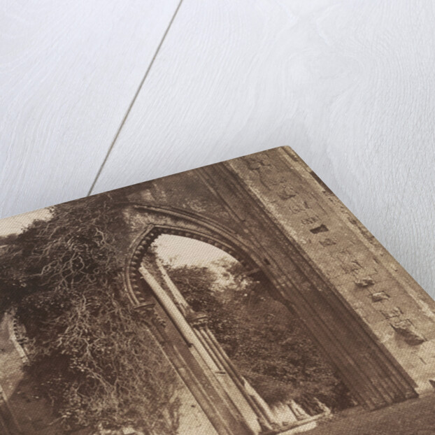 Glastonbury Abbey, Arches of the North Aisle by Roger Fenton