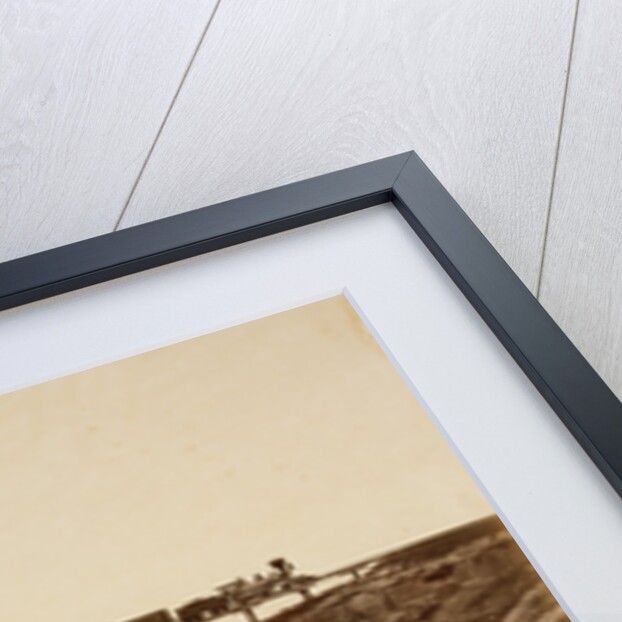 Trestle Bridge Near Fort Harker, Kansas by Alexander Gardner