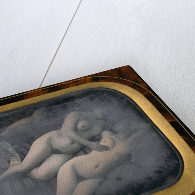 Two Women Embracing by Anonymous