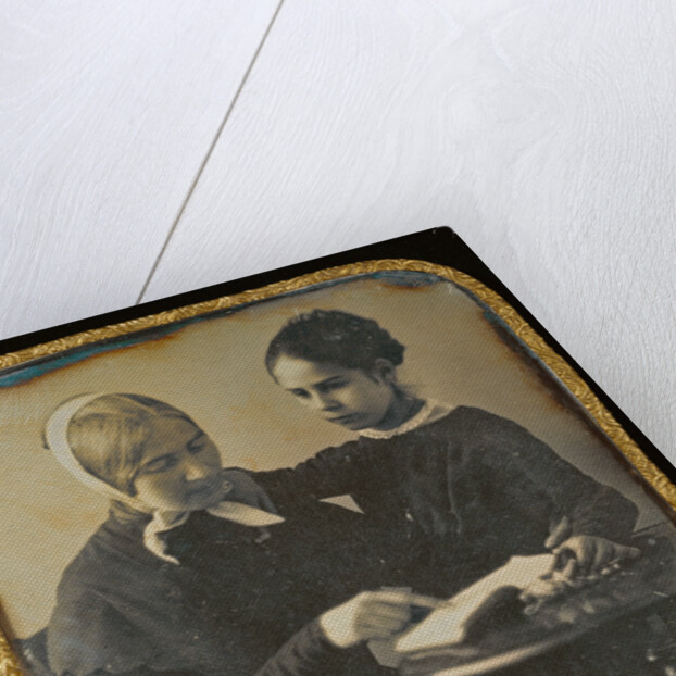 Woman Reading to a Girl by Anonymous