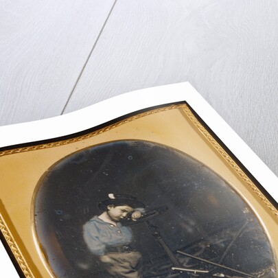 Portrait of a Boy with Gold-Mining Toys by James M. Ford