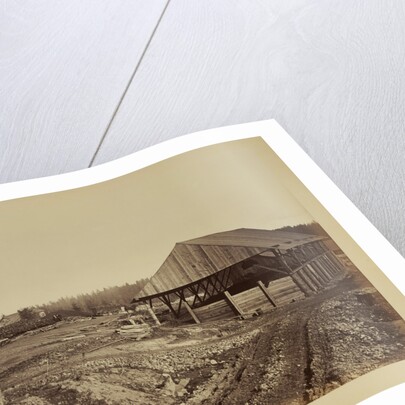 Oswego Iron Works, Willamette River by Carleton Watkins