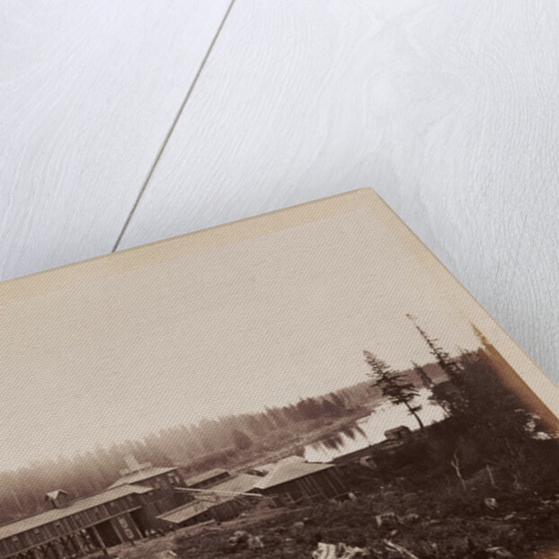 Oswego Iron Works, Willamette River by Carleton Watkins