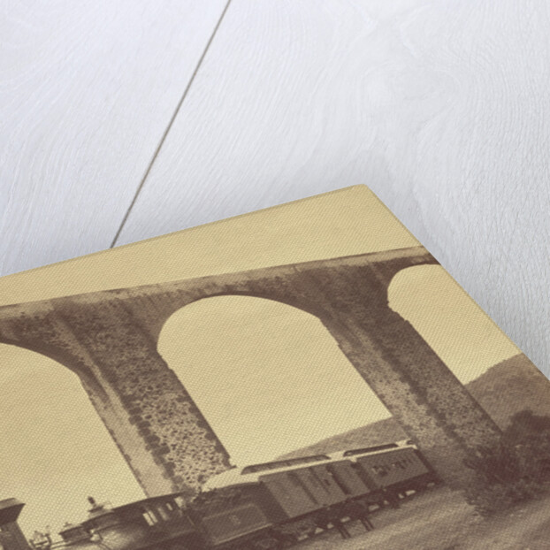 Old Aqueduct at Querétaro, Mexico by William Henry Jackson