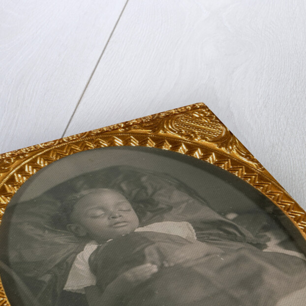 Postmortem portrait of a black child by Anonymous
