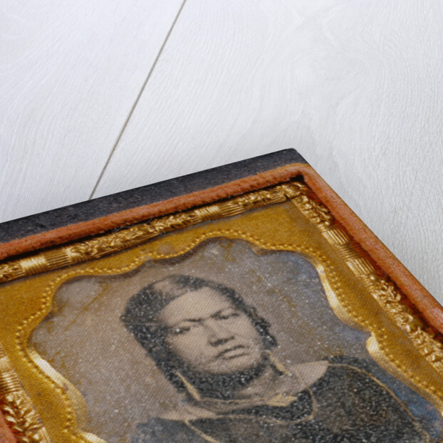 Portrait of an older Native American woman by Anonymous